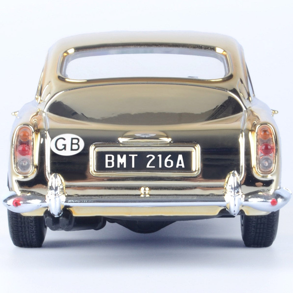 James Bond Aston Martin DB5 Gold Model Car - Goldfinger Edition - By Motormax