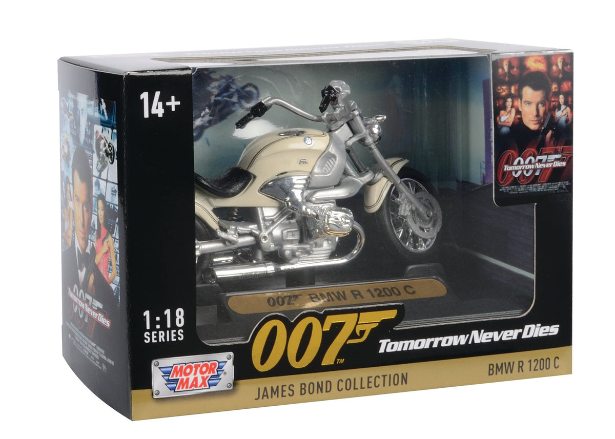 James Bond BMW R1200C Model Bike - Tomorrow Never Dies Edition - By Motormax