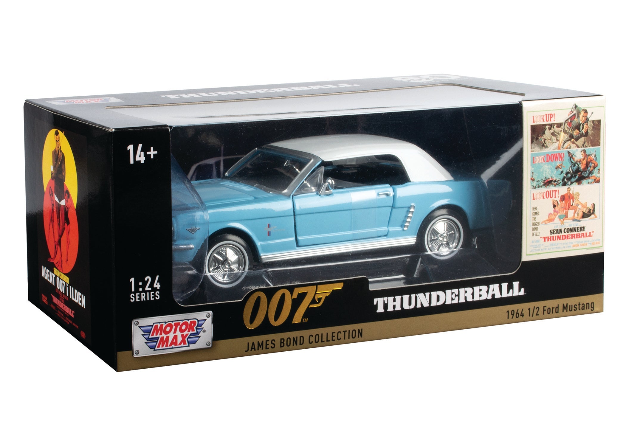 James Bond Thunderball Ford Mustang Model Car By Motormax | 007Store