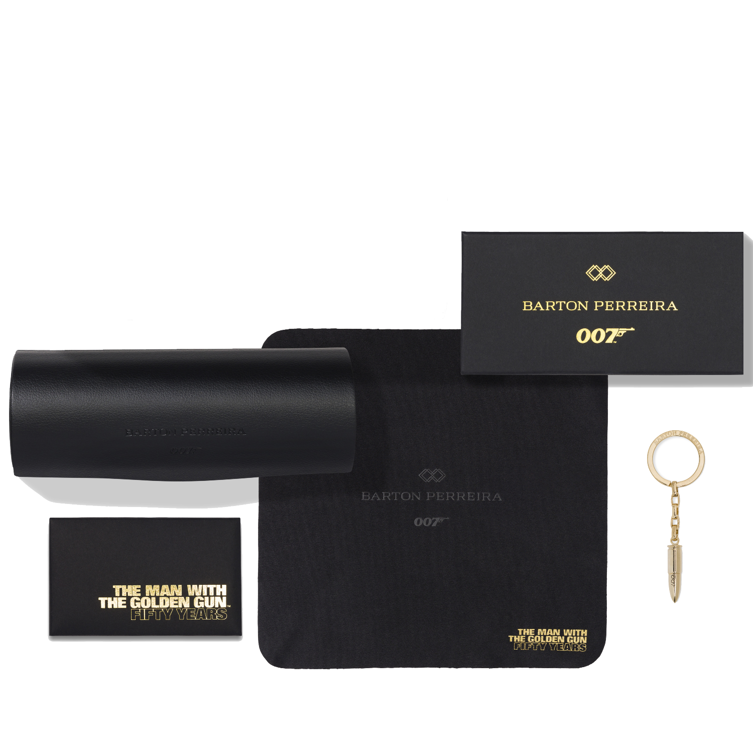 James Bond Scaramanga Sunglasses Black/Gold Barton Perreira | 007Store James Bond Scaramanga Sunglasses Black/Gold Barton Perreira | 007Store