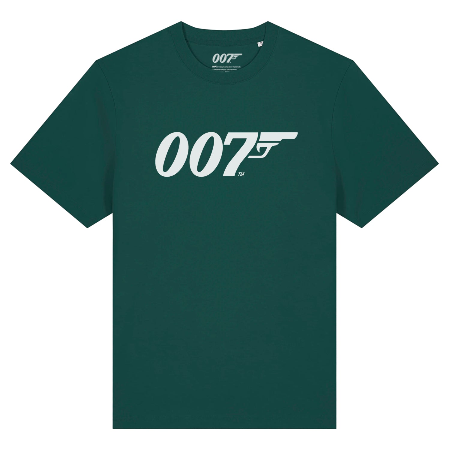 James Bond Baize Green 007 Logo T-Shirt 007Store