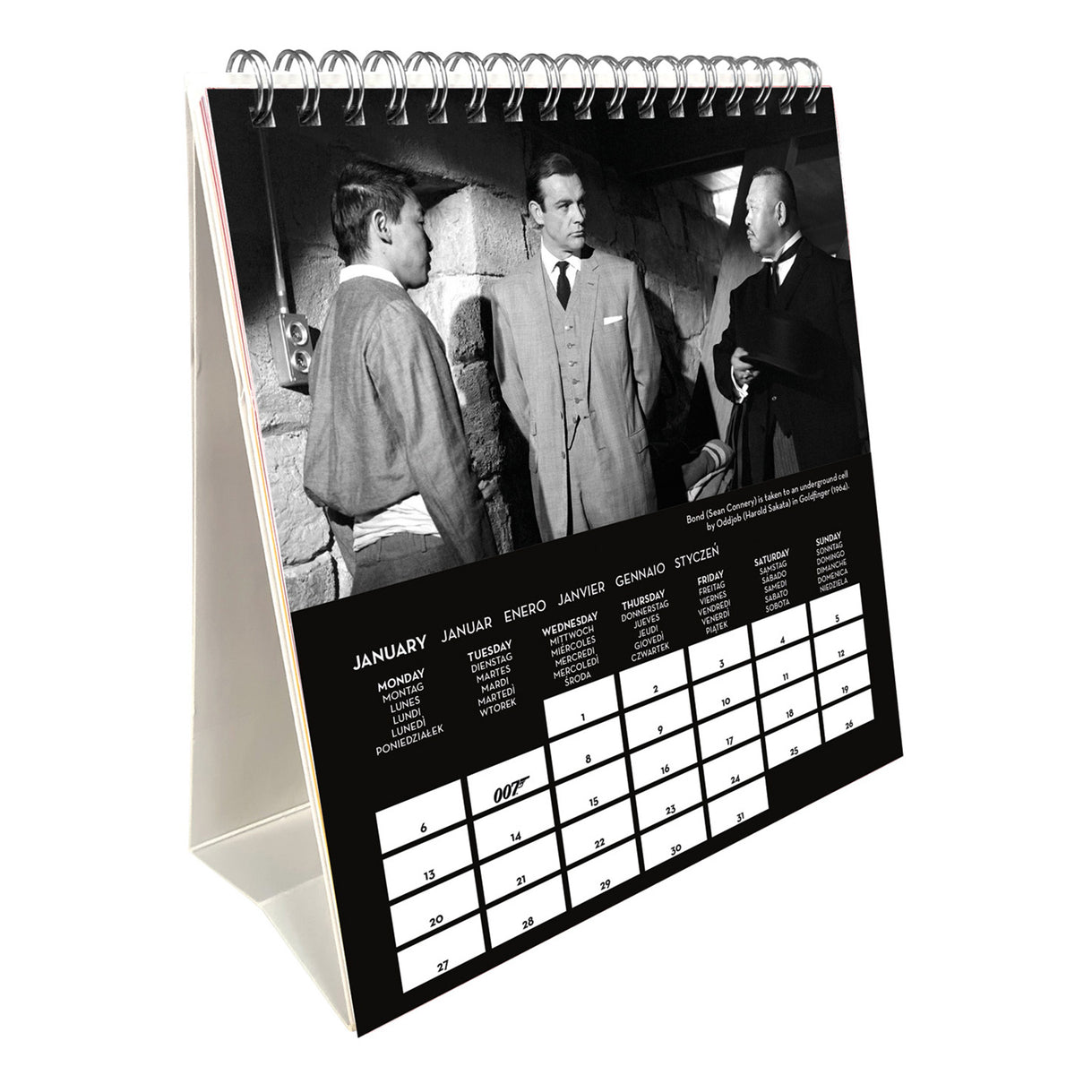 James Bond 2025 Desk Calendar (Outlet Item) 007Store