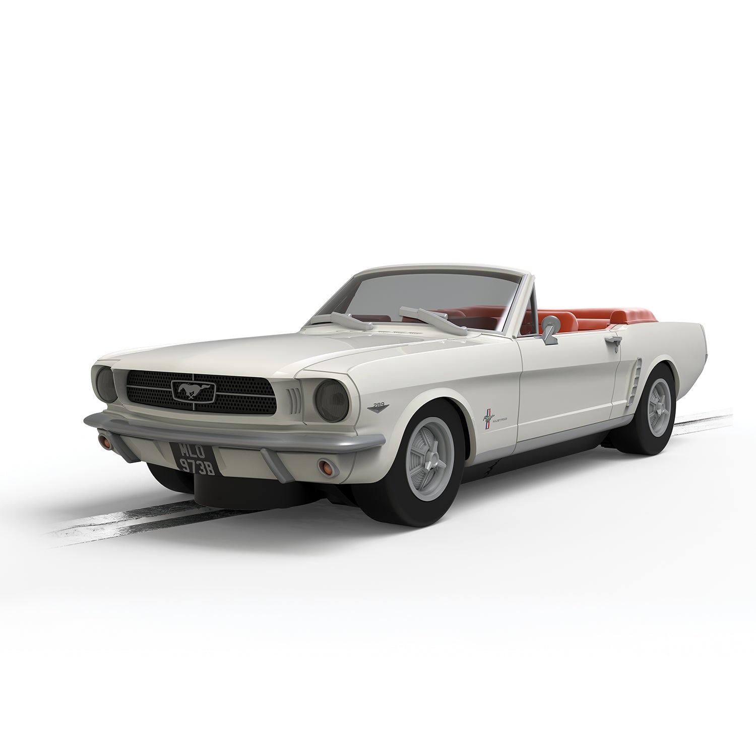1964 1/2 Ford Mustang Convertible Cream 1/18 Diecast Car Model by Motormax