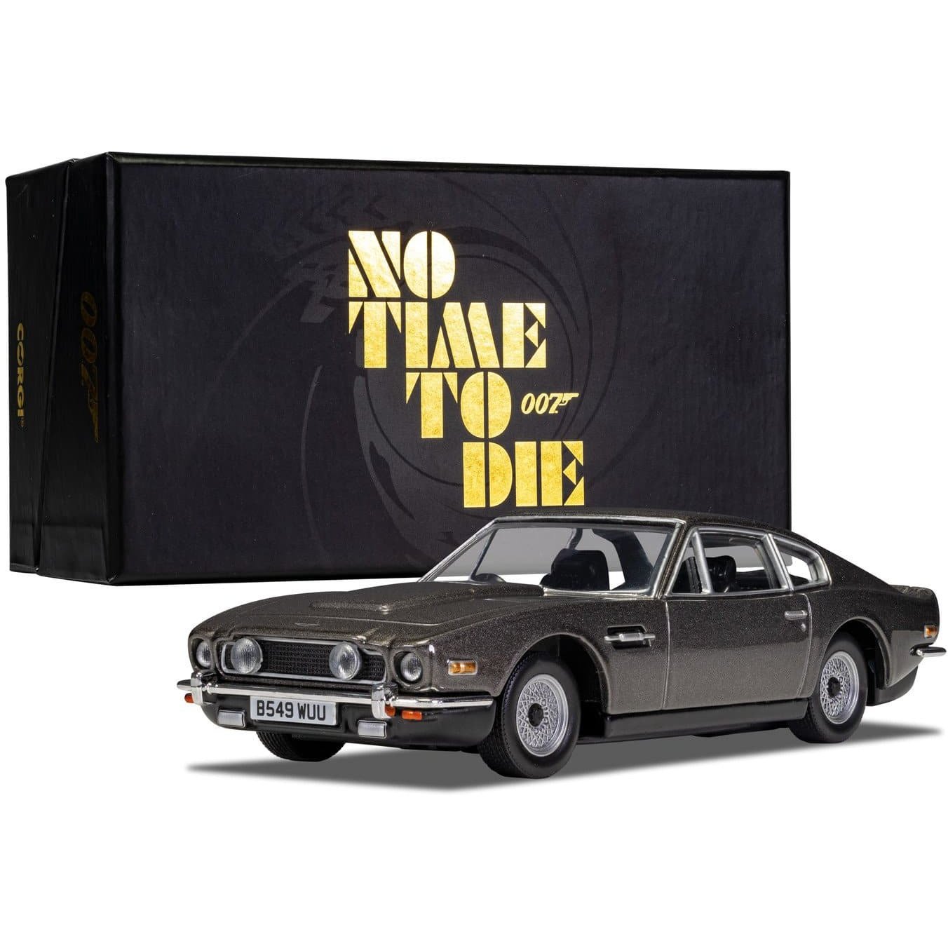 James Bond Aston Martin V8 Model Car - No Time To Die Edition - By Corgi 007Store