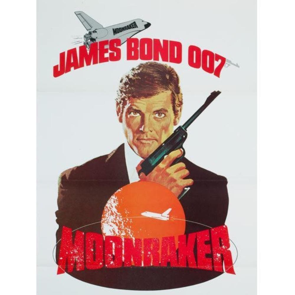 James Bond Moonraker Poster T-Shirt 007Store