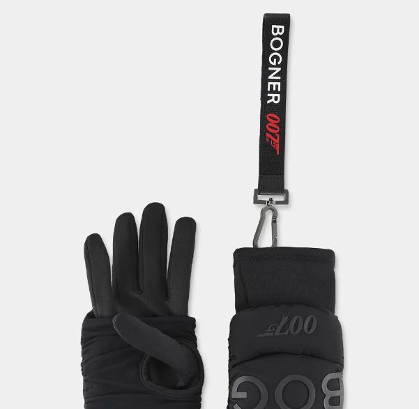 James Bond Quilted 2-In-1 Touch Gloves - By Bogner