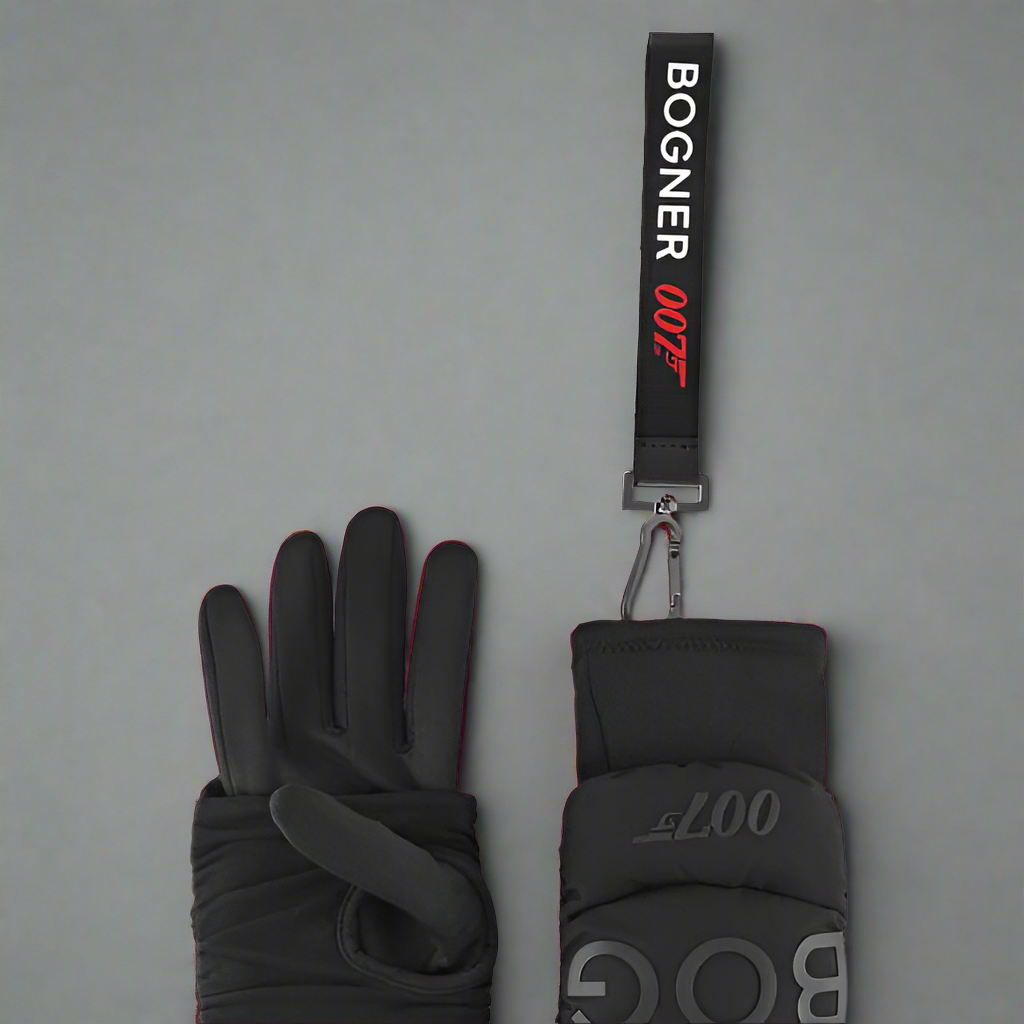 James Bond Quilted 2-In-1 Touch Gloves - By Bogner