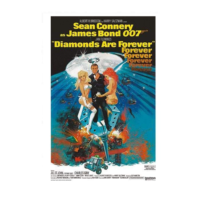 Copy of James Bond Diamonds Are Forever Postcard 007Store