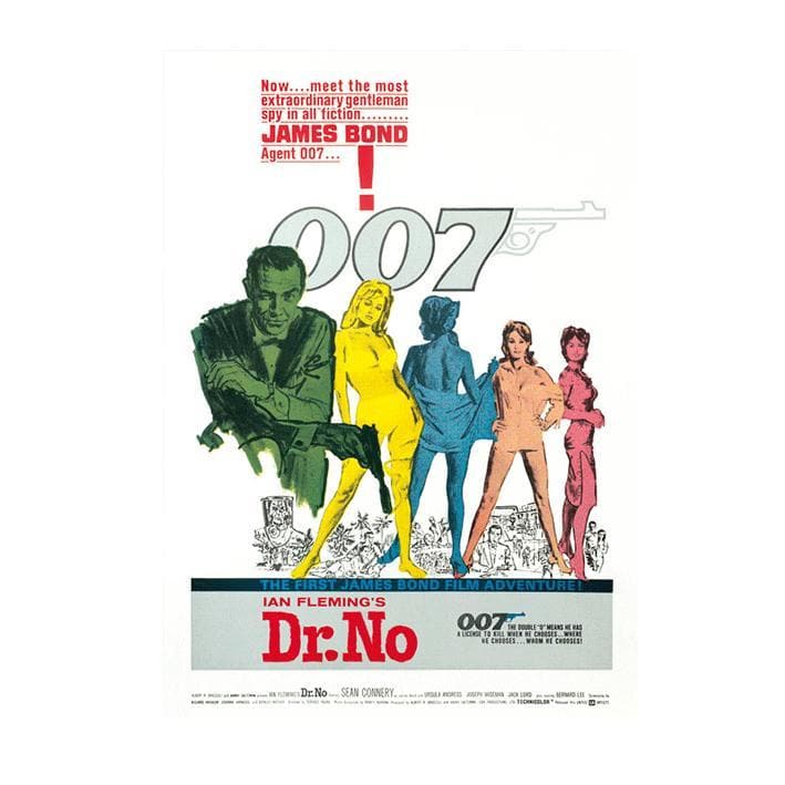 James Bond Dr. No Postcard 007Store