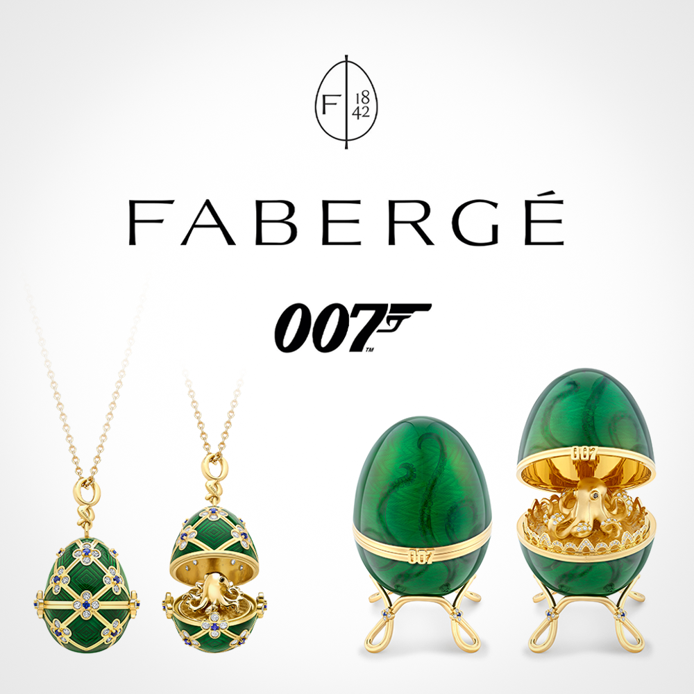 Fabergé x 007 Octopussy Egg Objet - Numbered Edition