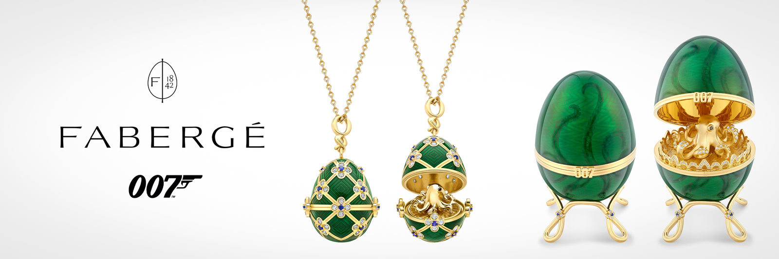 Fabergé x 007 Octopussy Egg Surprise Locket - Special Edition