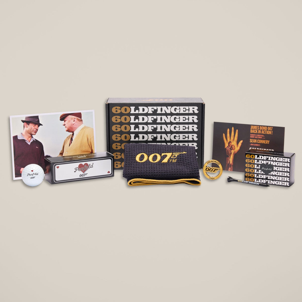 James Bond Golf Gift Set - Goldfinger Edition - By Penfold