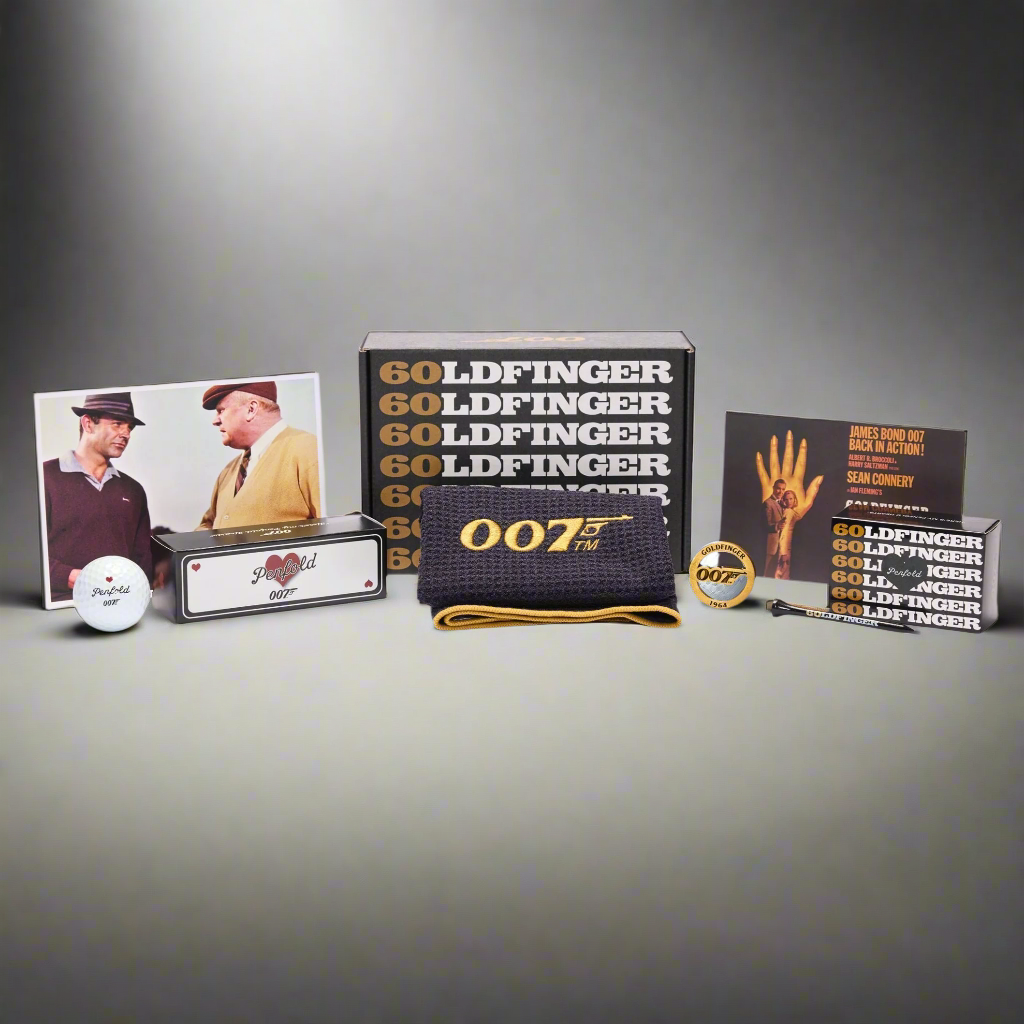 James Bond Golf Gift Set - Goldfinger Edition - By Penfold