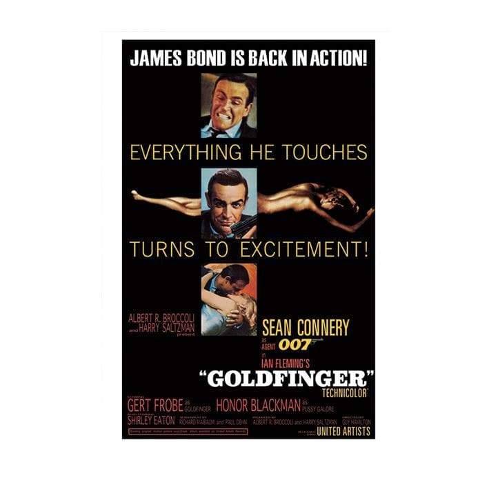 Goldfinger Postcard 007Store