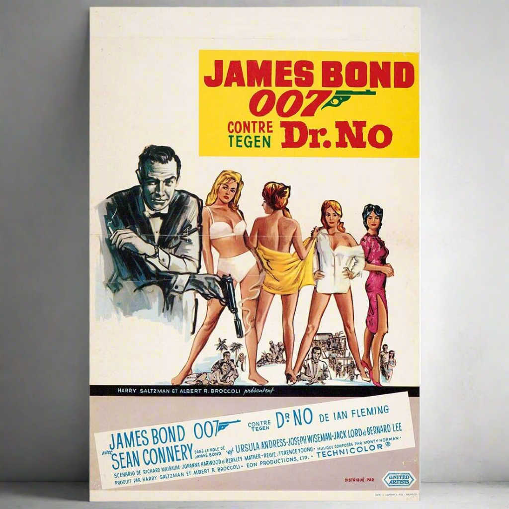 James Bond Dr. No Art Print - Numbered Edition (Unframed)