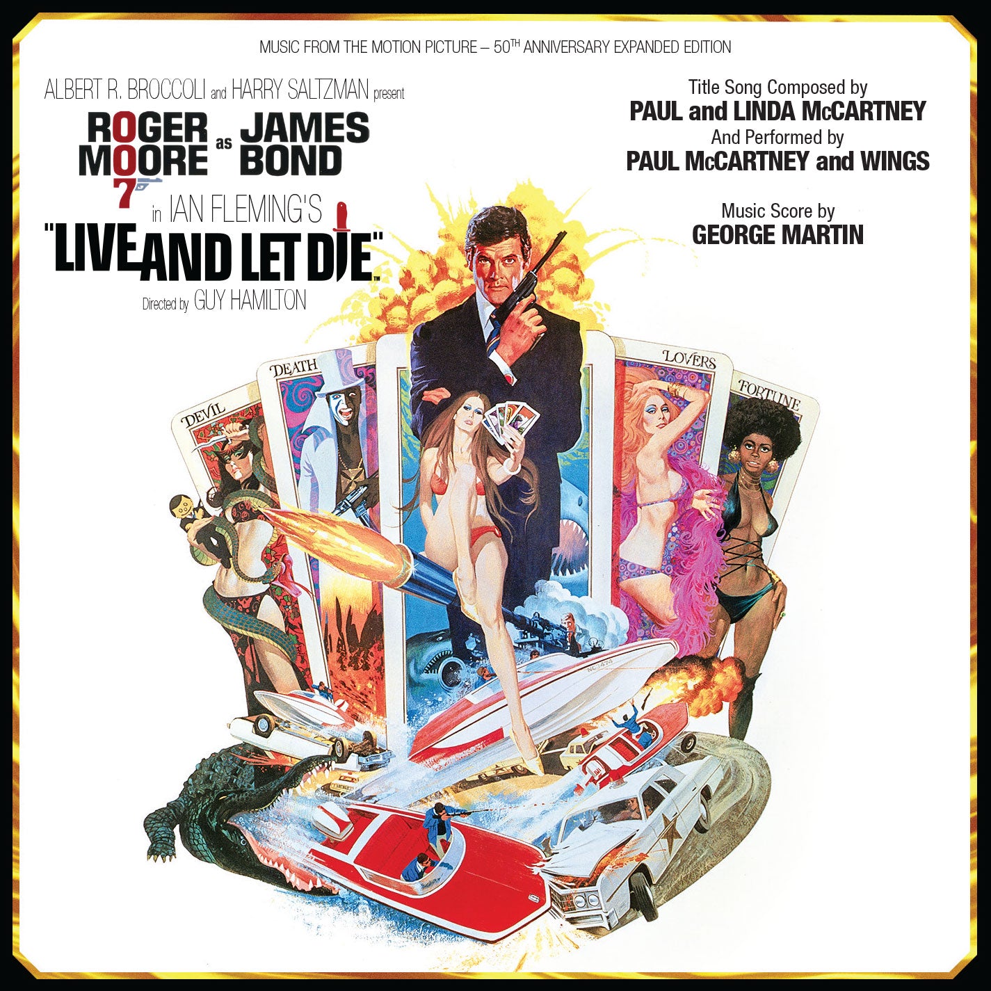 James Bond Live And Let Die Soundtrack Double CD Set - 50th Anniversary Expanded Remastered Edition