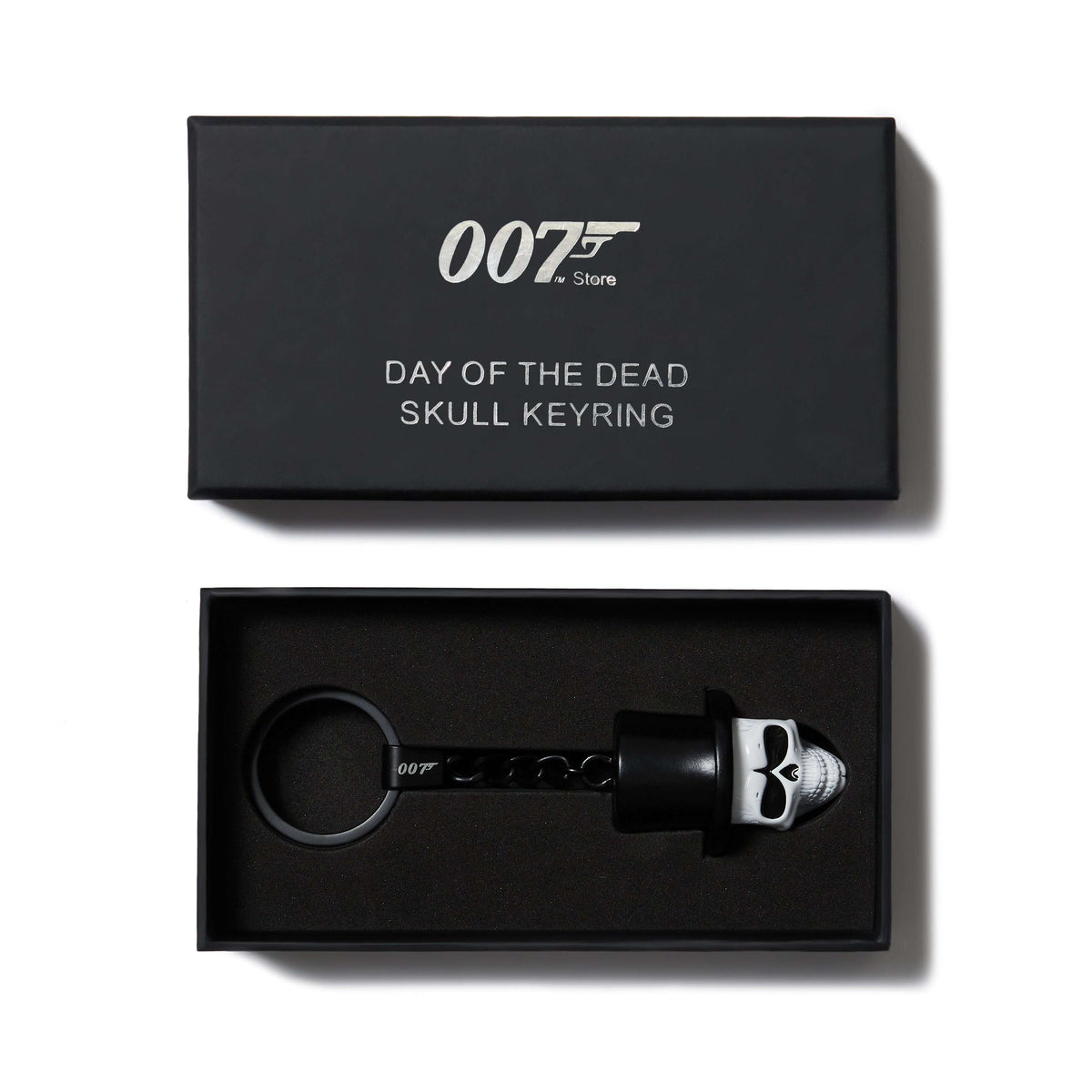 James Bond Spectre Skull Mask Metal &amp; Enamel Keyring (Outlet item)