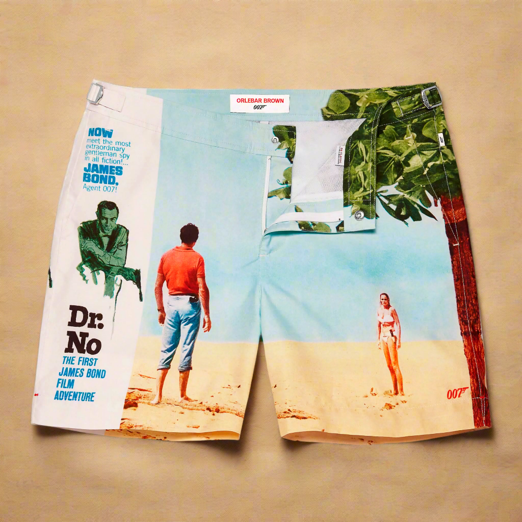 James Bond Dr. No Poster Badeshorts - Von Orlebar Brown