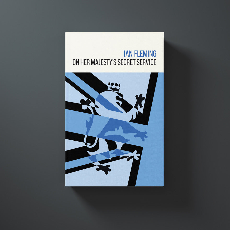 James Bond On Her Majesty&#39;s Secret Service Hardback Book - By Ian Fleming