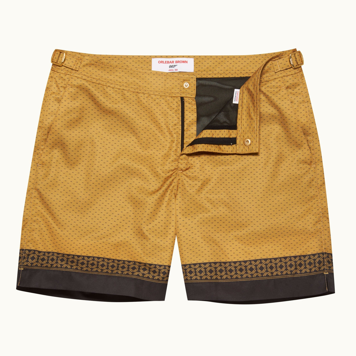 James Bond Gold Swim Shorts - By Orlebar Brown (Pre-order) 007Store