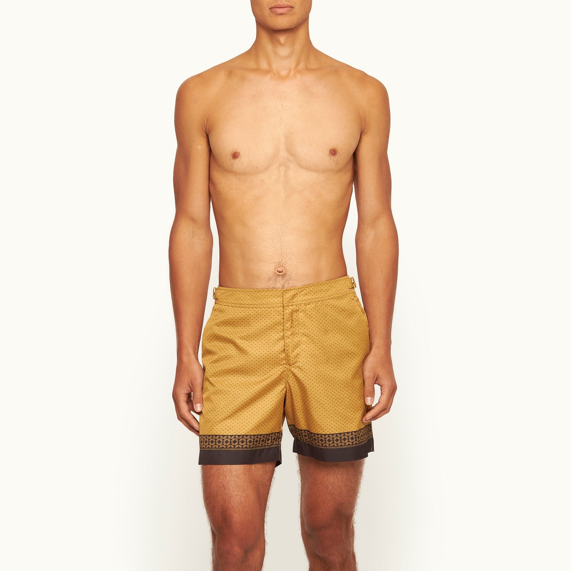 James Bond Gold Swim Shorts - By Orlebar Brown (Pre-order) 007Store