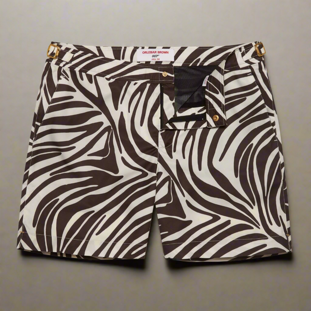 James Bond Zebra Swim Shorts - By Orlebar Brown