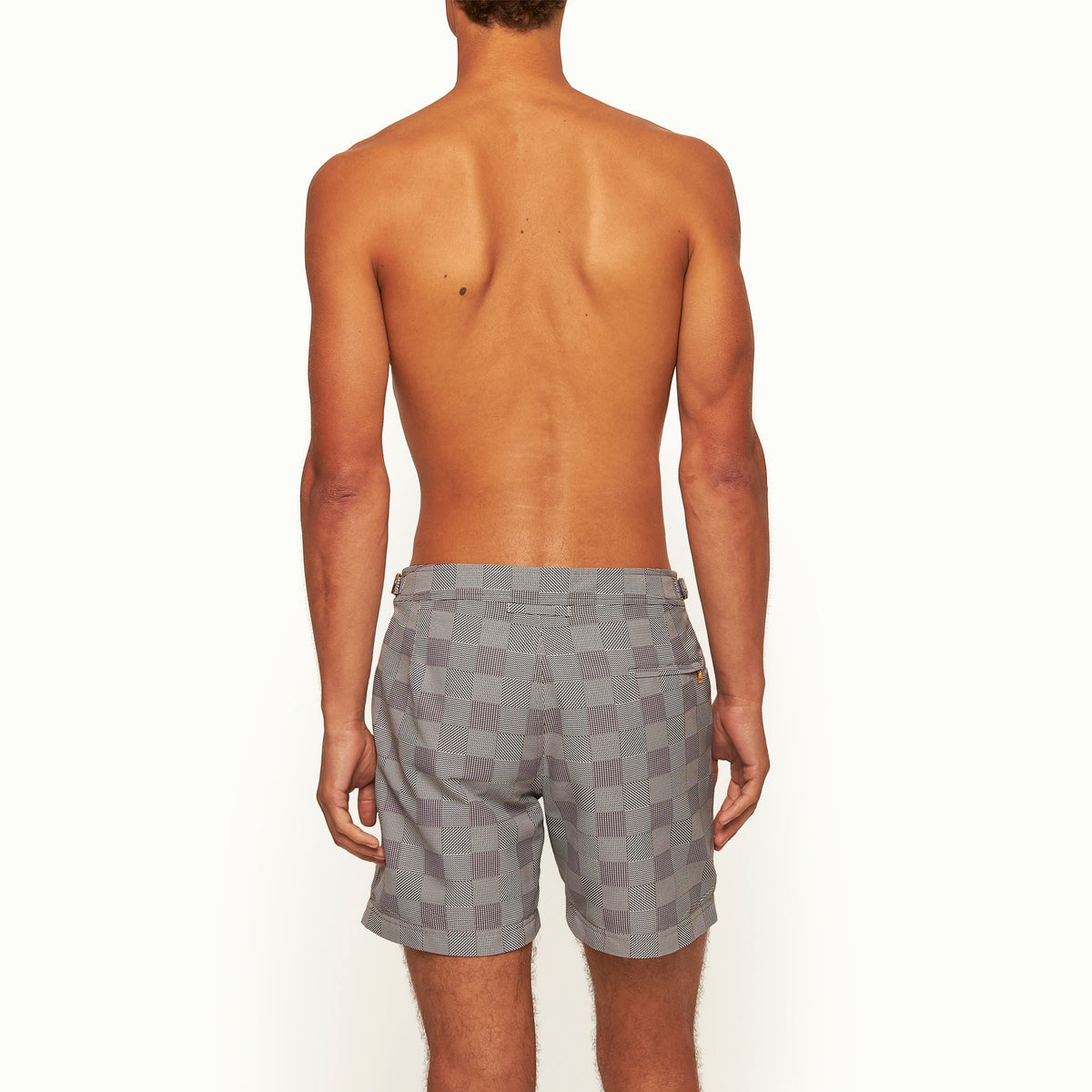 James Bond Glen Check Swim Shorts - By Orlebar Brown (Pre-order) 007Store