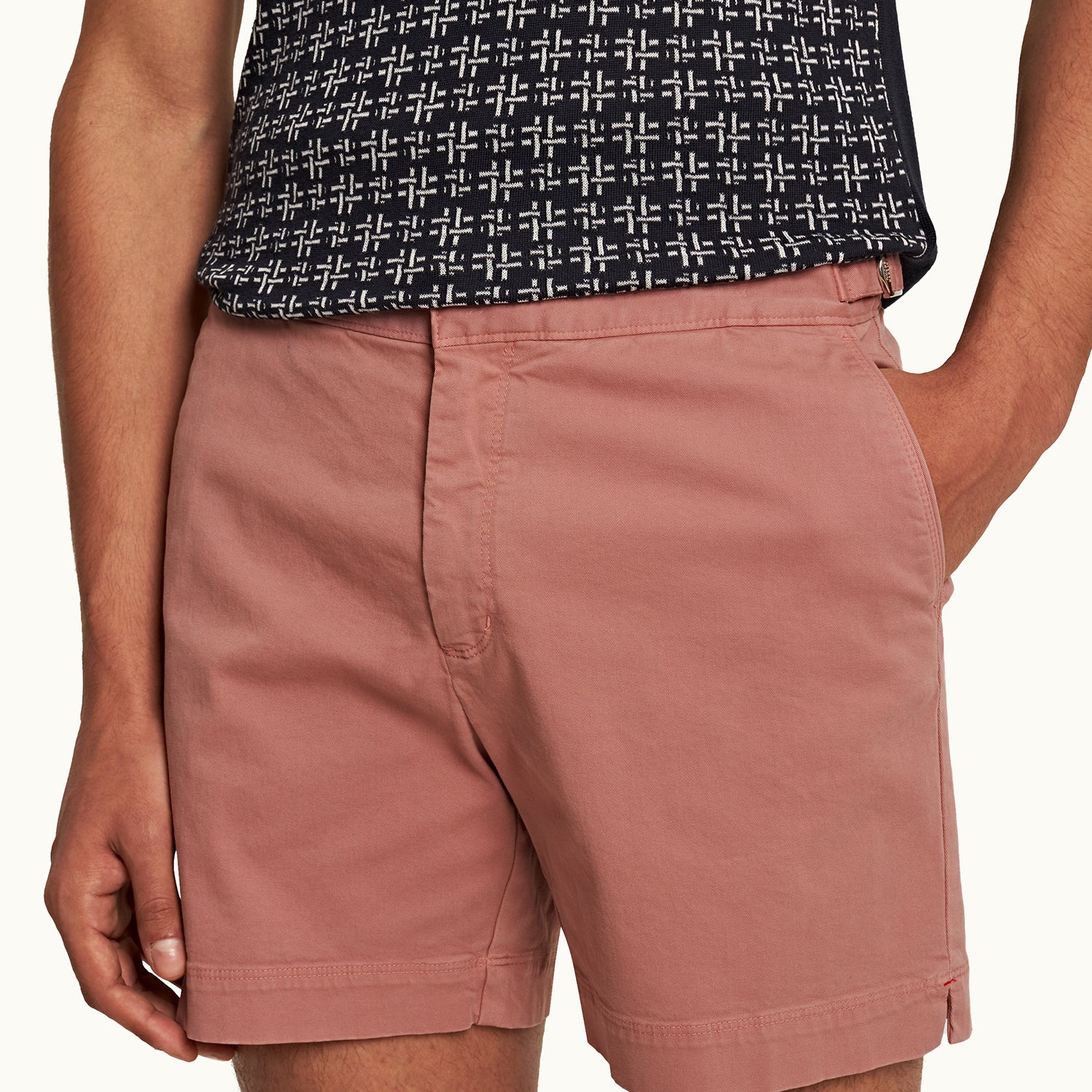 James Bond Terracotta Stretch Swim Shorts By Orlebar Brown | 007Store