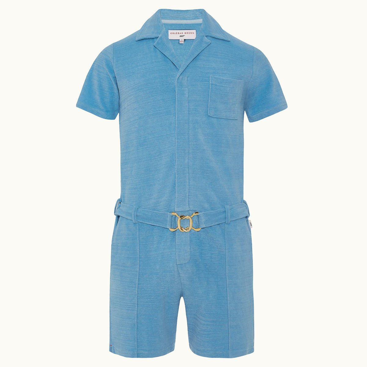 James Bond Goldfinger Onesie - Riviera Blue Edition - By Orlebar Brown (Pre-order) 007Store