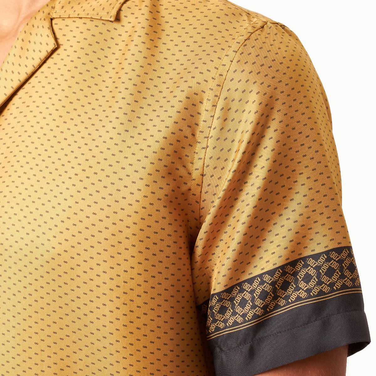 James Bond Gold Silk Shirt - By Orlebar Brown (Pre-order) 007Store