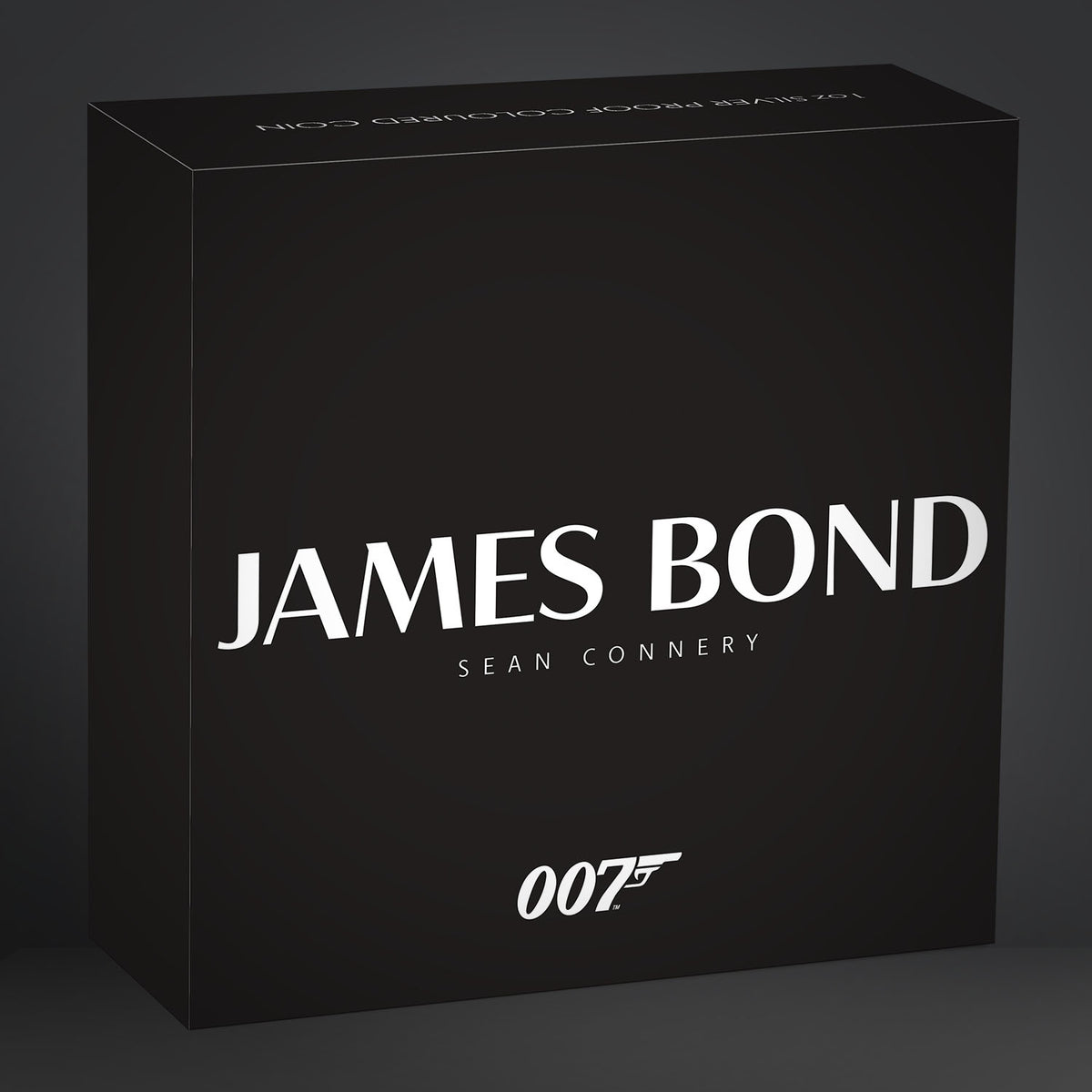 James Bond 1 oz Silbermünze in Proof-Farbe – Nummerierte Ausgabe zum 50. Jubiläum von „Der Mann mit dem goldenen Colt“ – von der Perth Mint