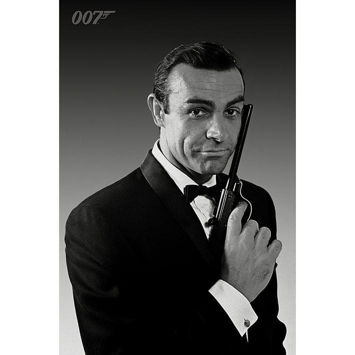 James Bond Sean Connery in Black Tie Poster 007Store