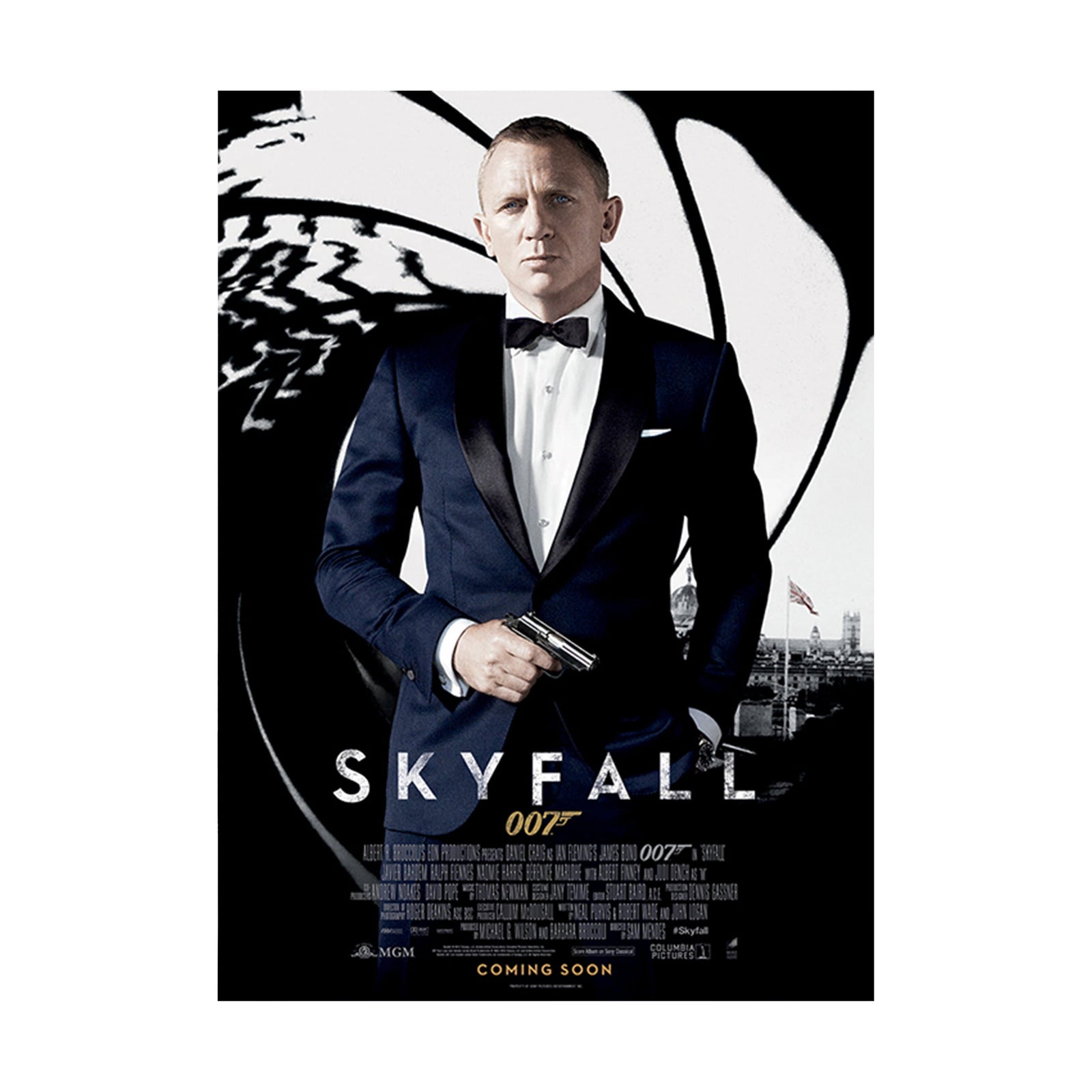 Skyfall Postcard 007Store