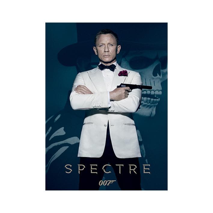 James Bond Spectre Skull Postcard 007Store