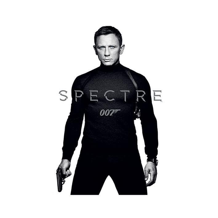 James Bond Spectre Black &amp; White Postcard 007Store