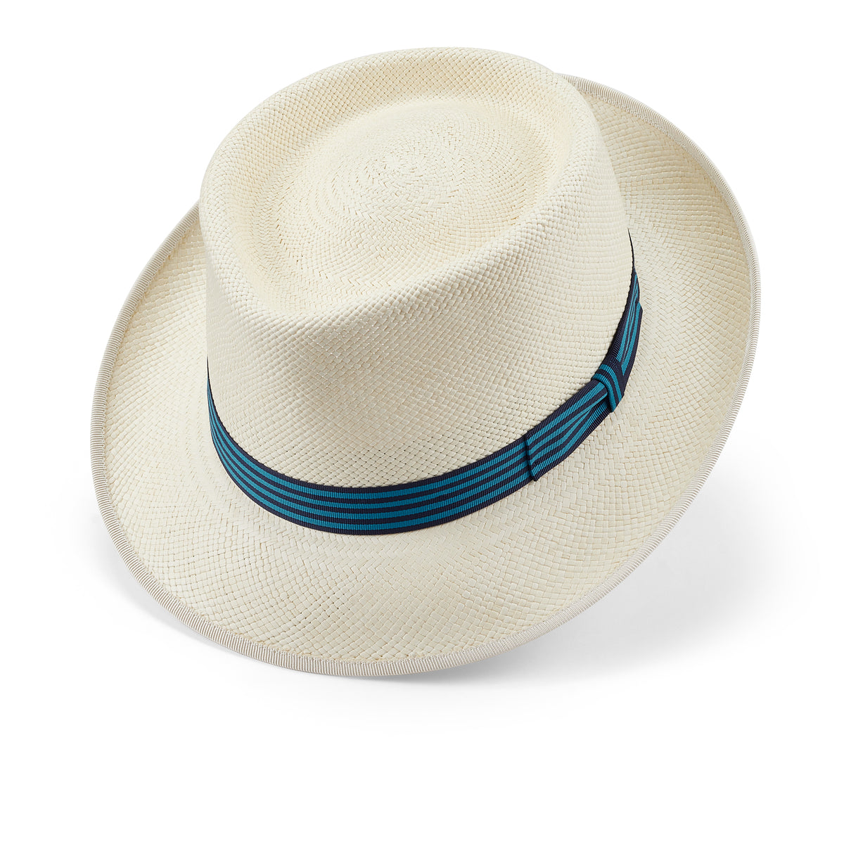 The James Bond Stoke Panama Trilby Hat - Goldfinger White Edition - by Lock &amp; Co.