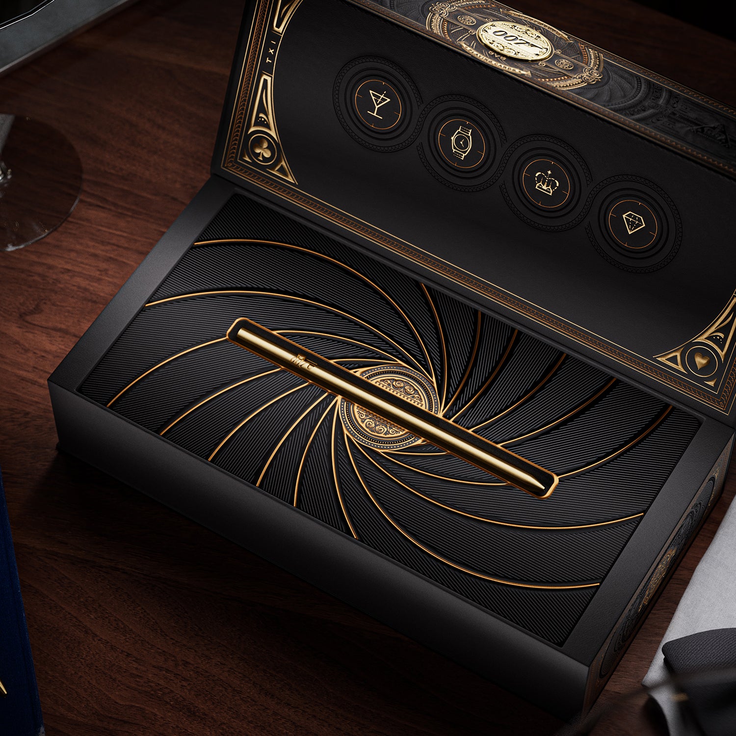 James Bond Secret Pen & Card Box Set - Gold Edition - By theory11 007Store