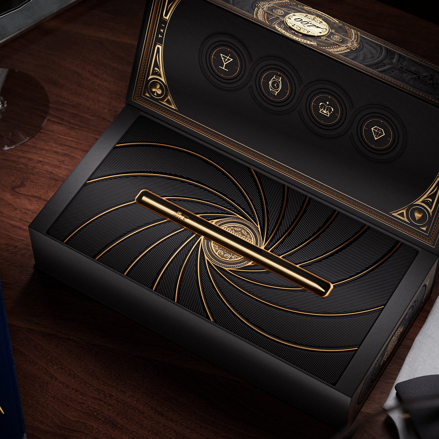 James Bond Secret Pen & Card Box Set - Gold Edition - By theory11 007Store