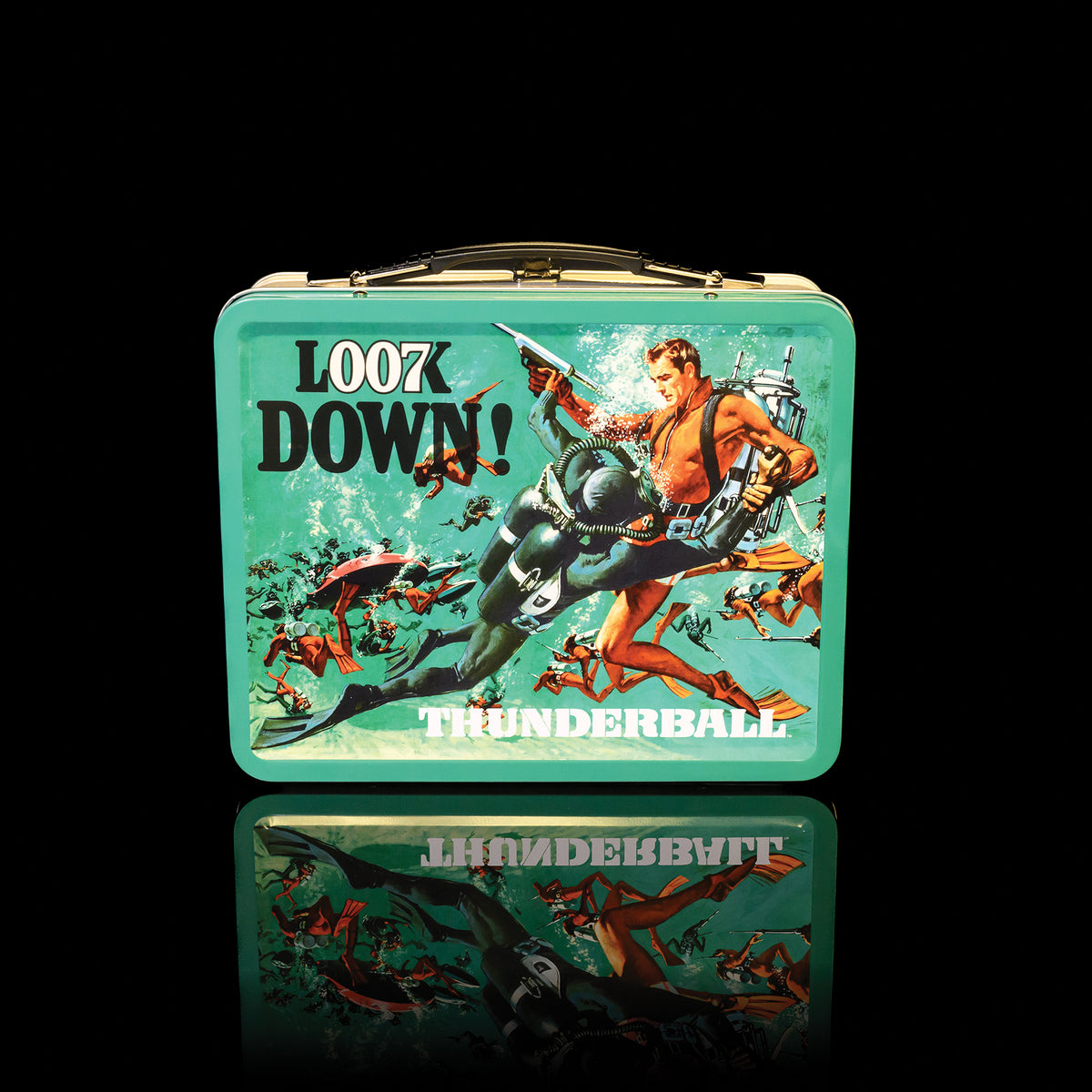 James Bond Thunderball Tin Tote Lunch Box 007Store