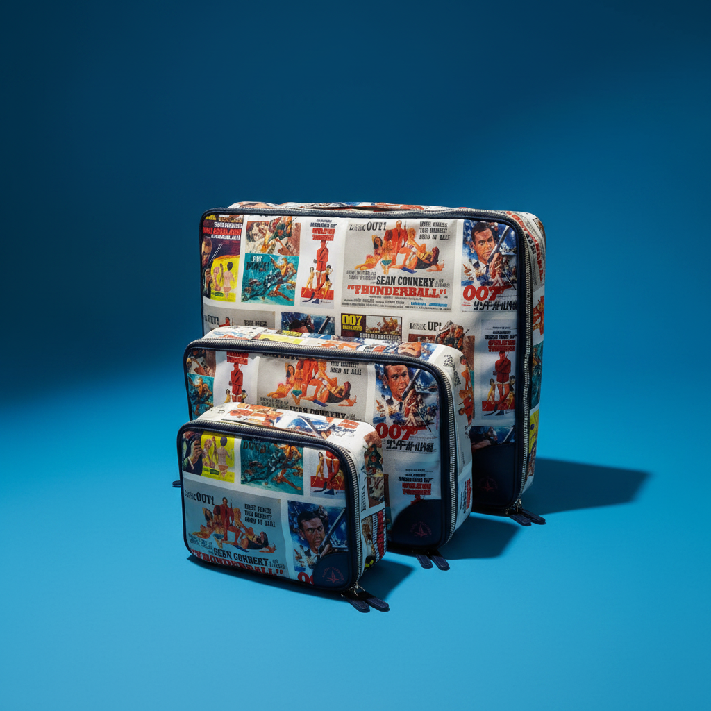 James Bond Small Packing Cube - Thunderball Edition - By Globe-Trotter