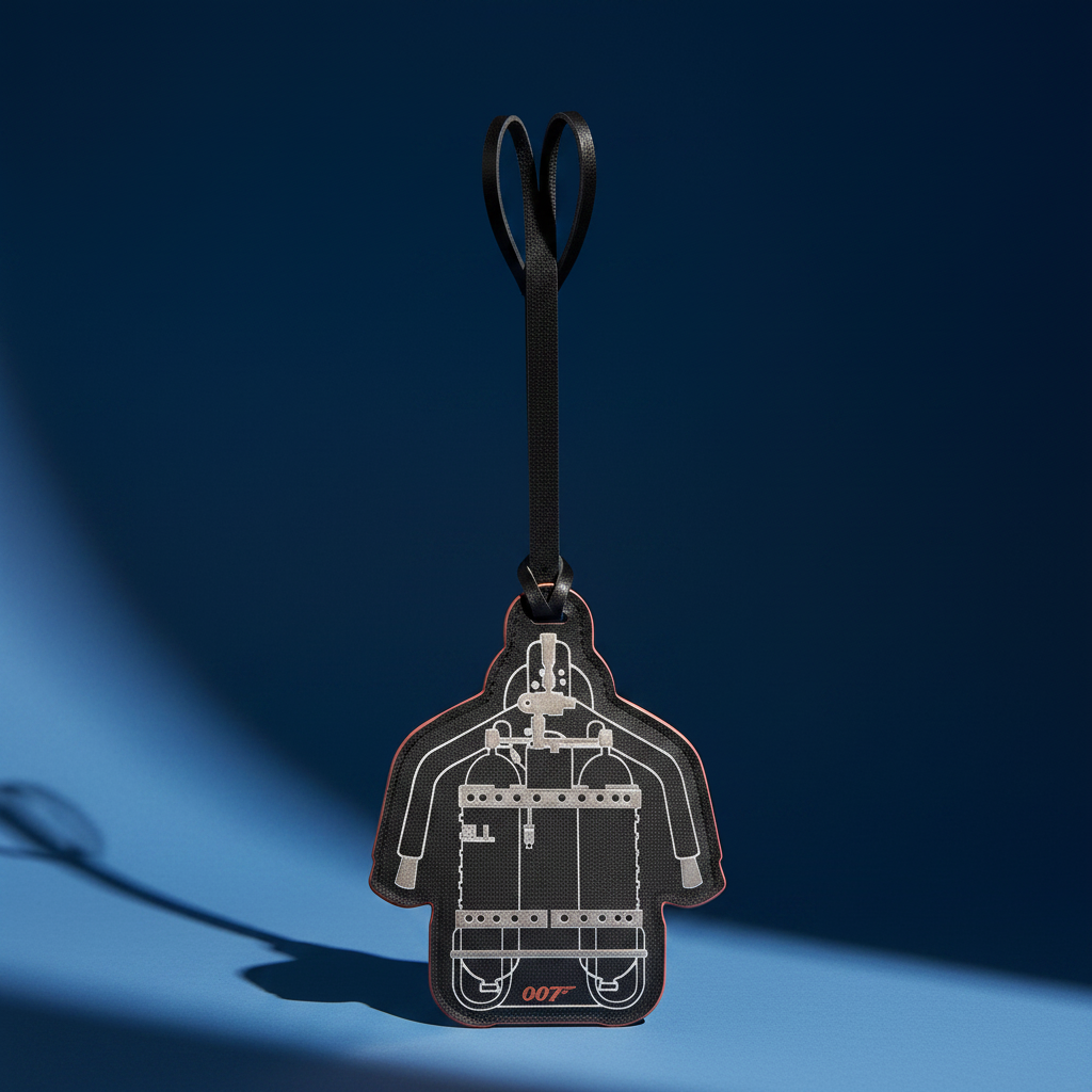 James Bond Jetpack Bag Charm - Thunderball Edition - By Globe-Trotter