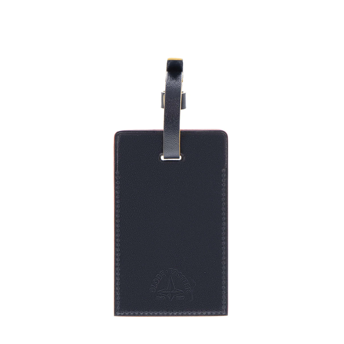James Bond Navy Leather Luggage Tag - Thunderball Edition - By Globe-Trotter