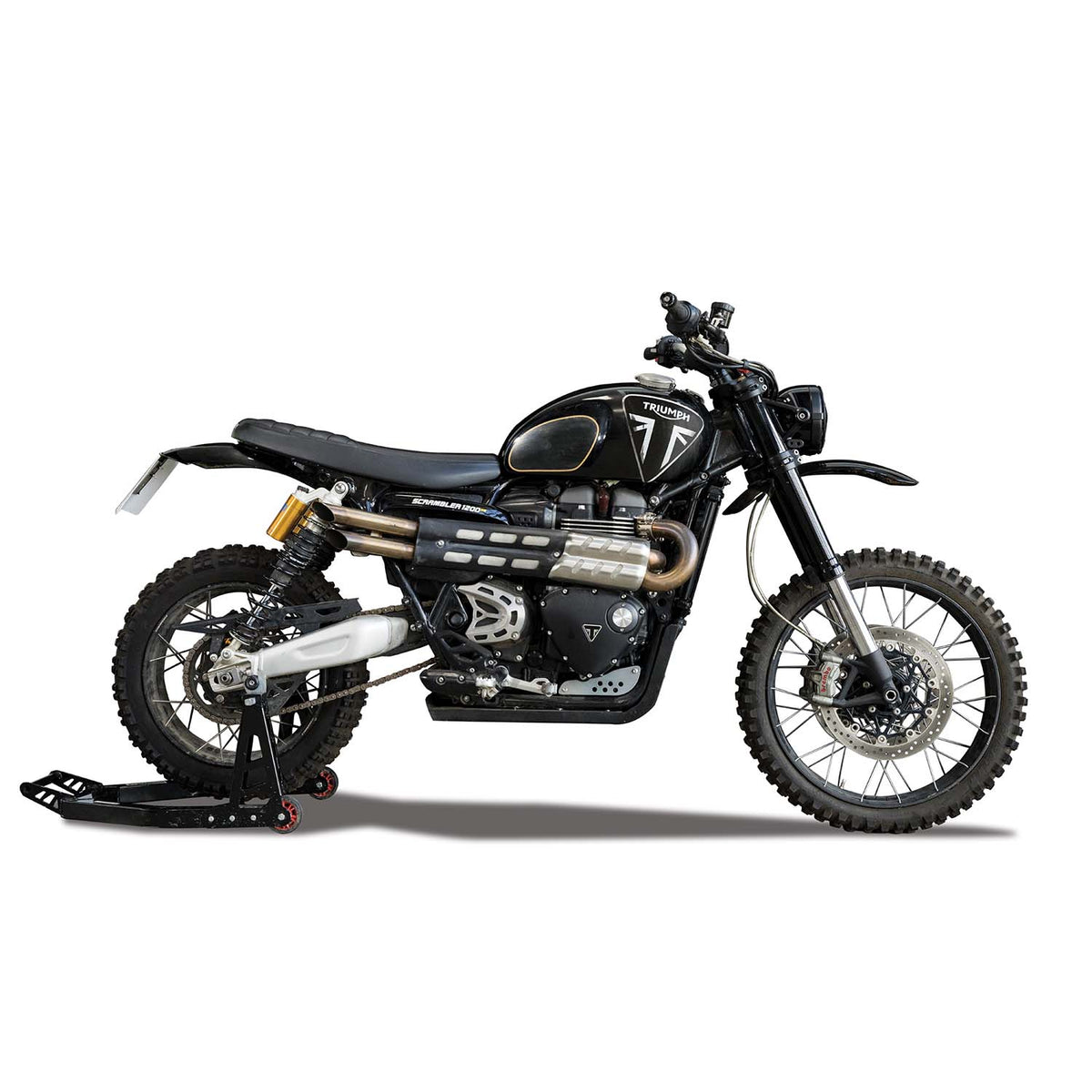 James Bond Triumph Scrambler 1200 Model Bike - No Time to Die Edition - By Corgi 007Store