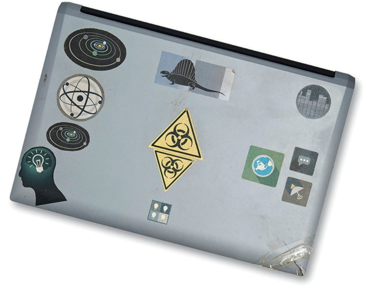 James Bond Q Laptop Sticker Set - Spectre Edition