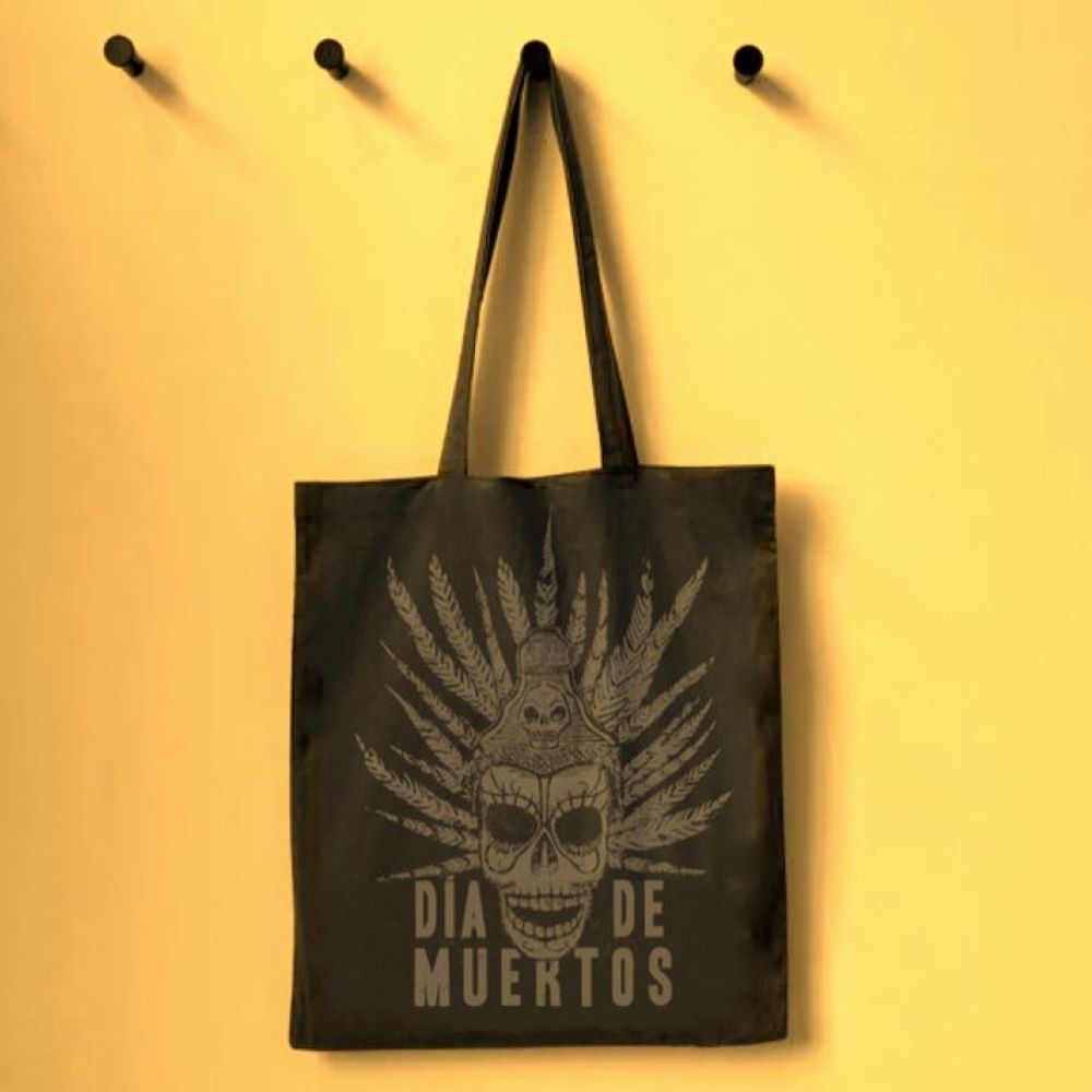 James Bond Day Of The Dead Black Tote Bag - Spectre Edition (Outlet Item)