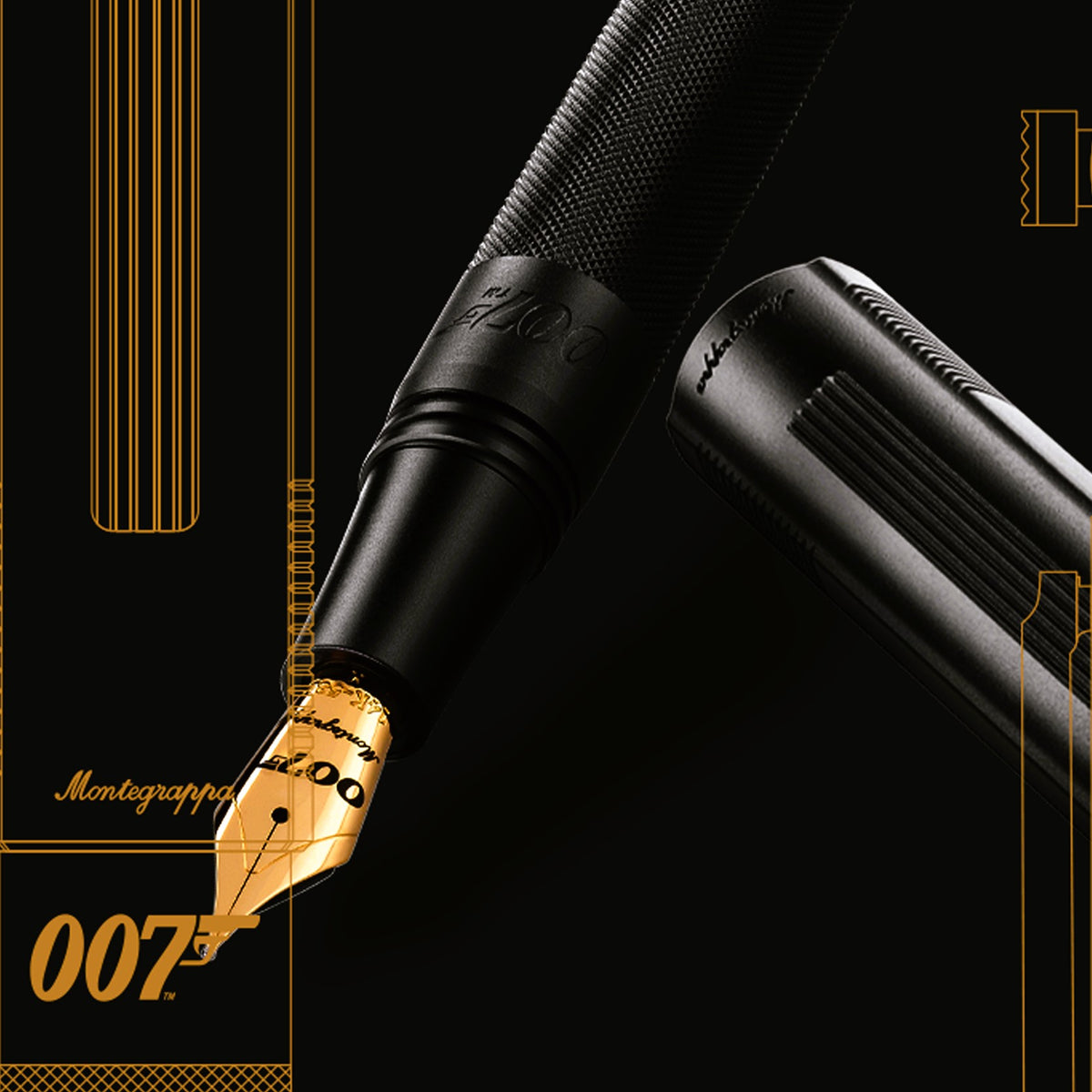 James Bond 007 Special Issue Fountain Pen - By Montegrappa