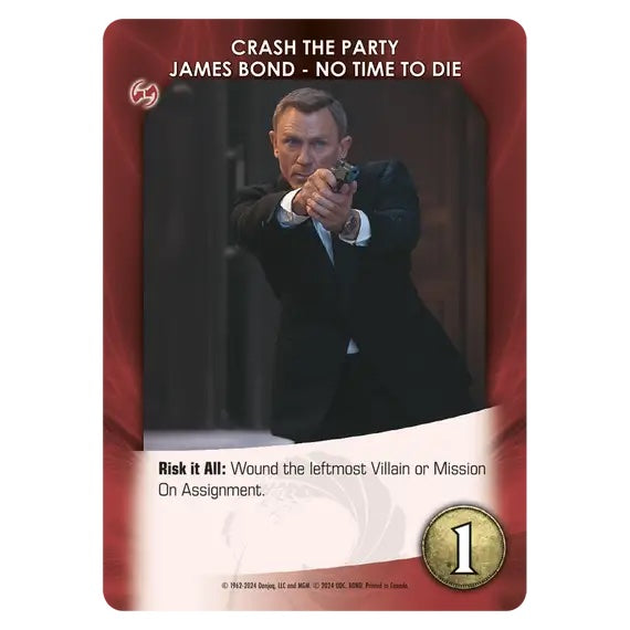 Legendary: A James Bond Deck Building Game Expansion Set - No Time To Die Edition - By Upper Deck