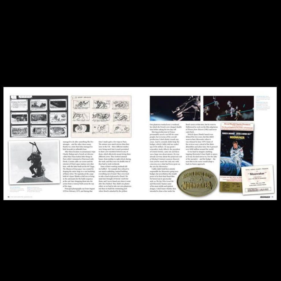 The Man With The Golden Eye Hardback Book - By Peter Lamont 007Store