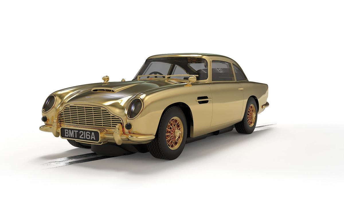 Scalextric James Bond Aston Martin DB5 Slot Car - Goldfinger 60th Anniversary Gold Edition (Pre-order)
