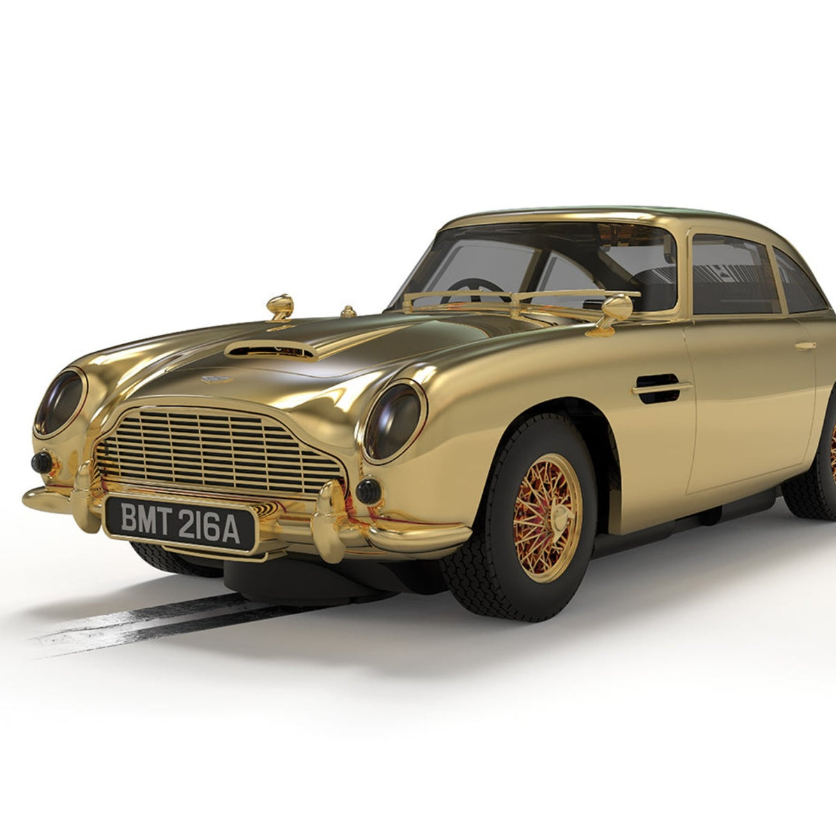 Scalextric James Bond Aston Martin DB5 Slot Car – Goldfinger 60. Jubiläum Gold Edition (Vorbestellung)